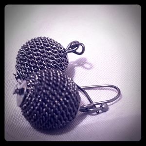 Black Matted Earrings